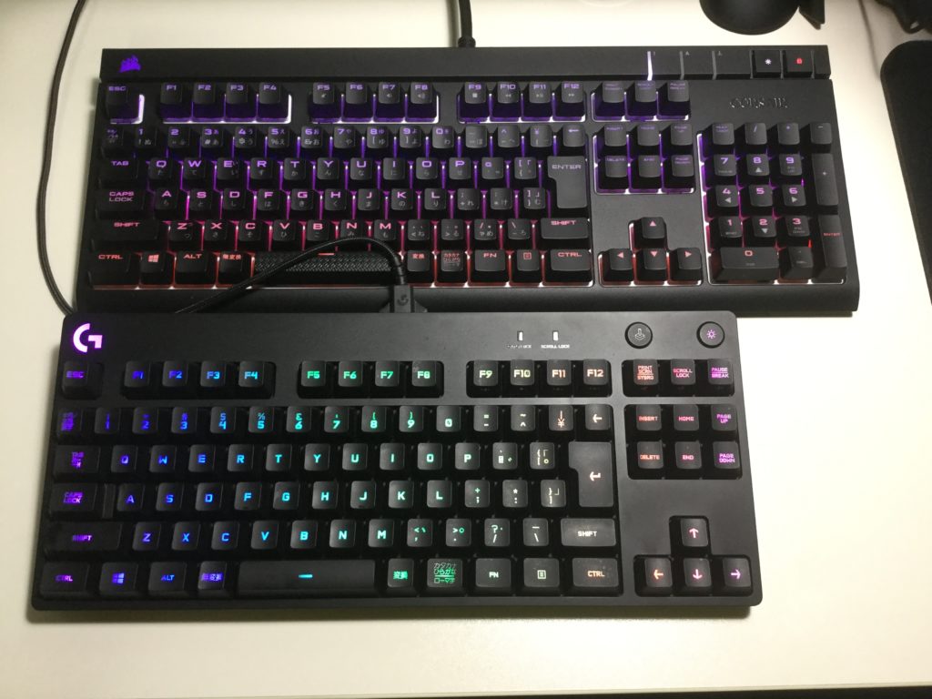 ゲーミングキーボード テンキーレス