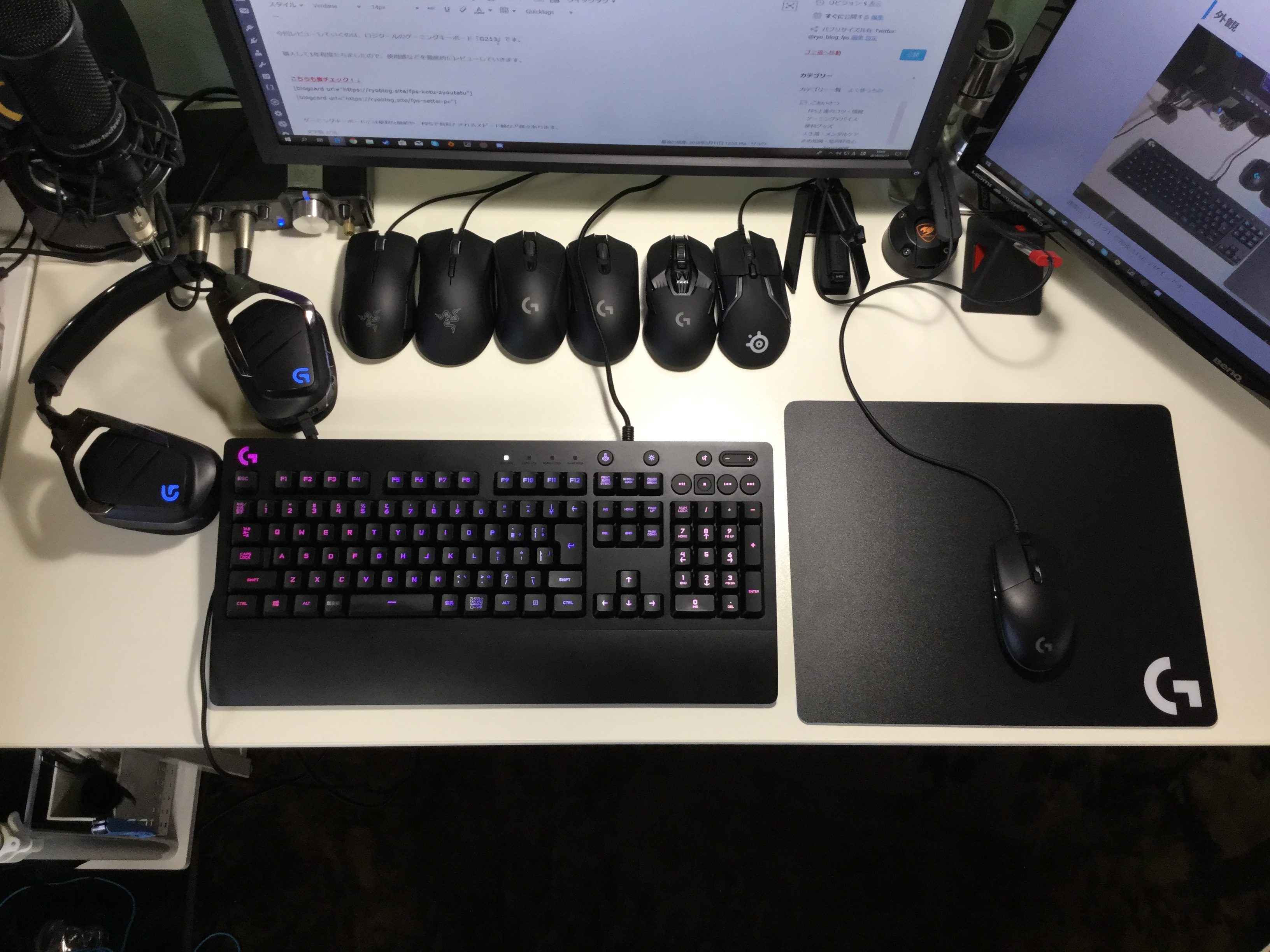 G213 ゲーミングキーボード 外観