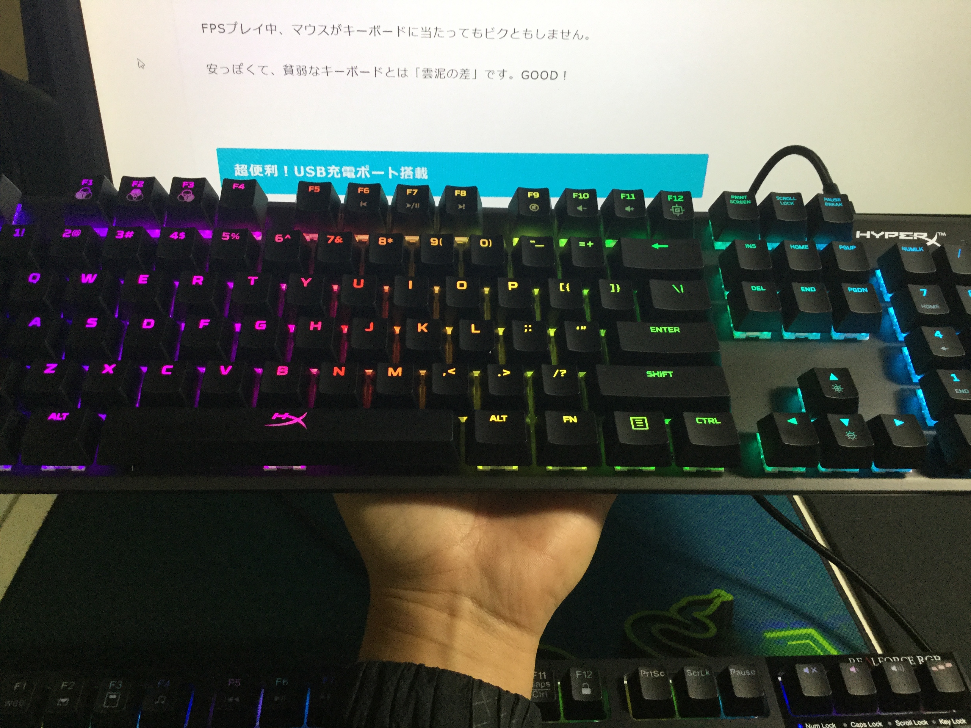 Alloy FPS RGB 重量