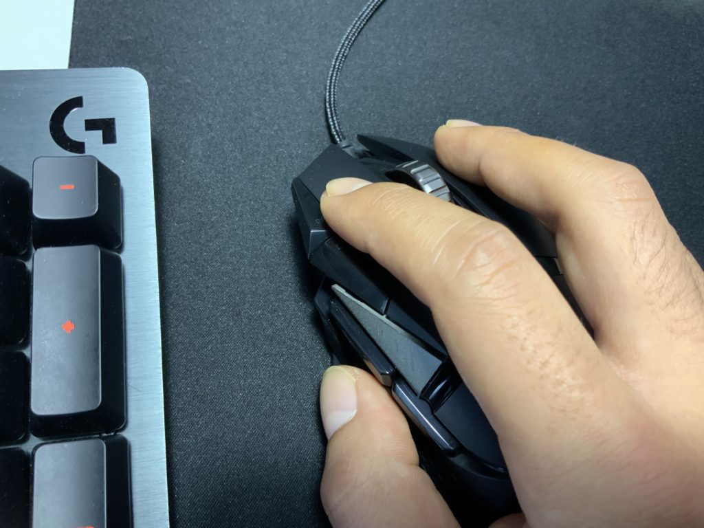 G502 HERO 各ボタンの位置