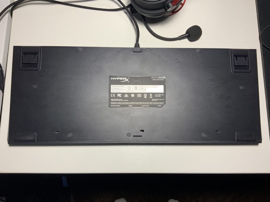 HyperX Alloy Core RGB 背面