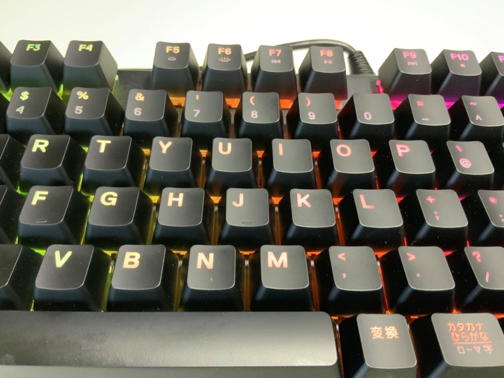 SteelSeries「APEX M750」 印字表記