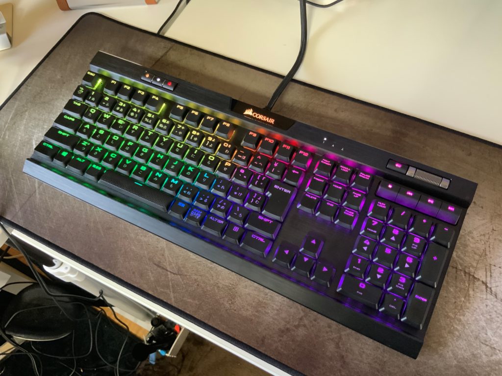 K70 RGB MK.2 LOW PROFILE 照明