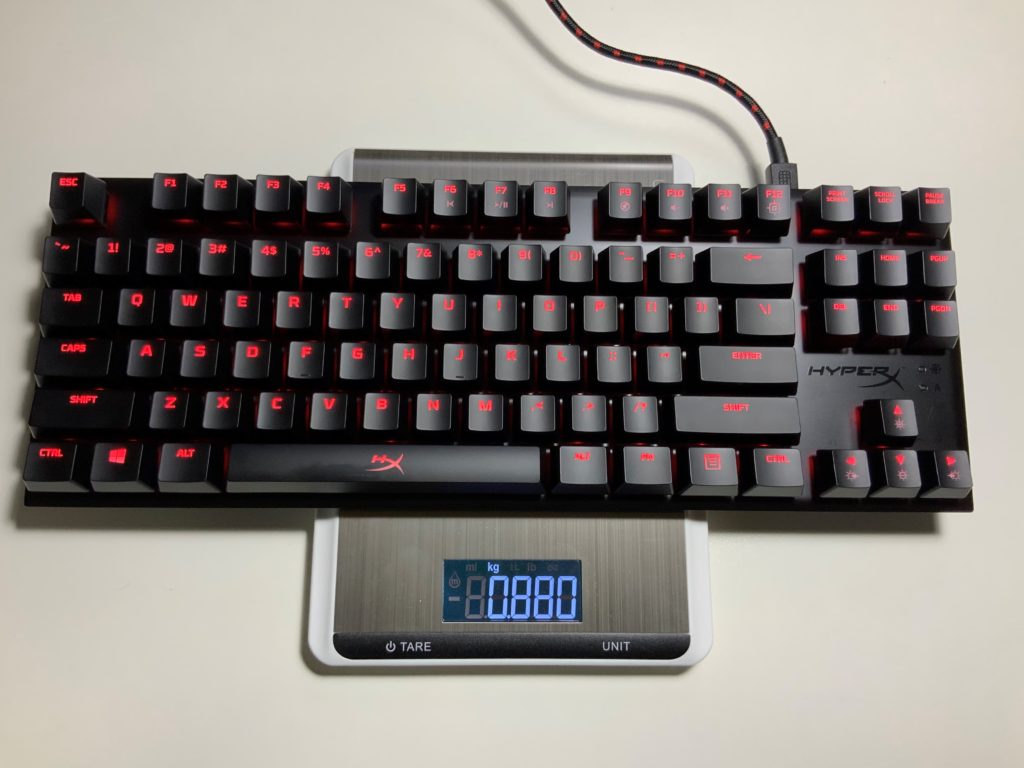 Alloy FPS Pro 重量