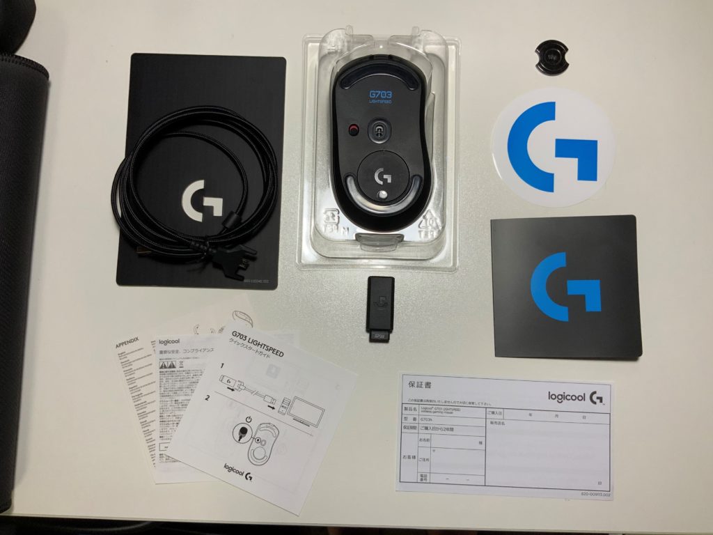 G703h 付属品